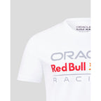 Red Bull Racing F1 Large Front Logo T-shirt - Flame Scarlet/Grey/Night Sky/White T-shirts Lavender
