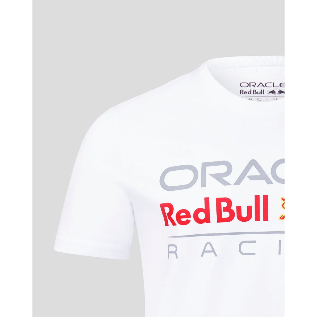 Red Bull Racing F1 Large Front Logo T-shirt - Flame Scarlet/Grey/Night Sky/White T-shirts Lavender