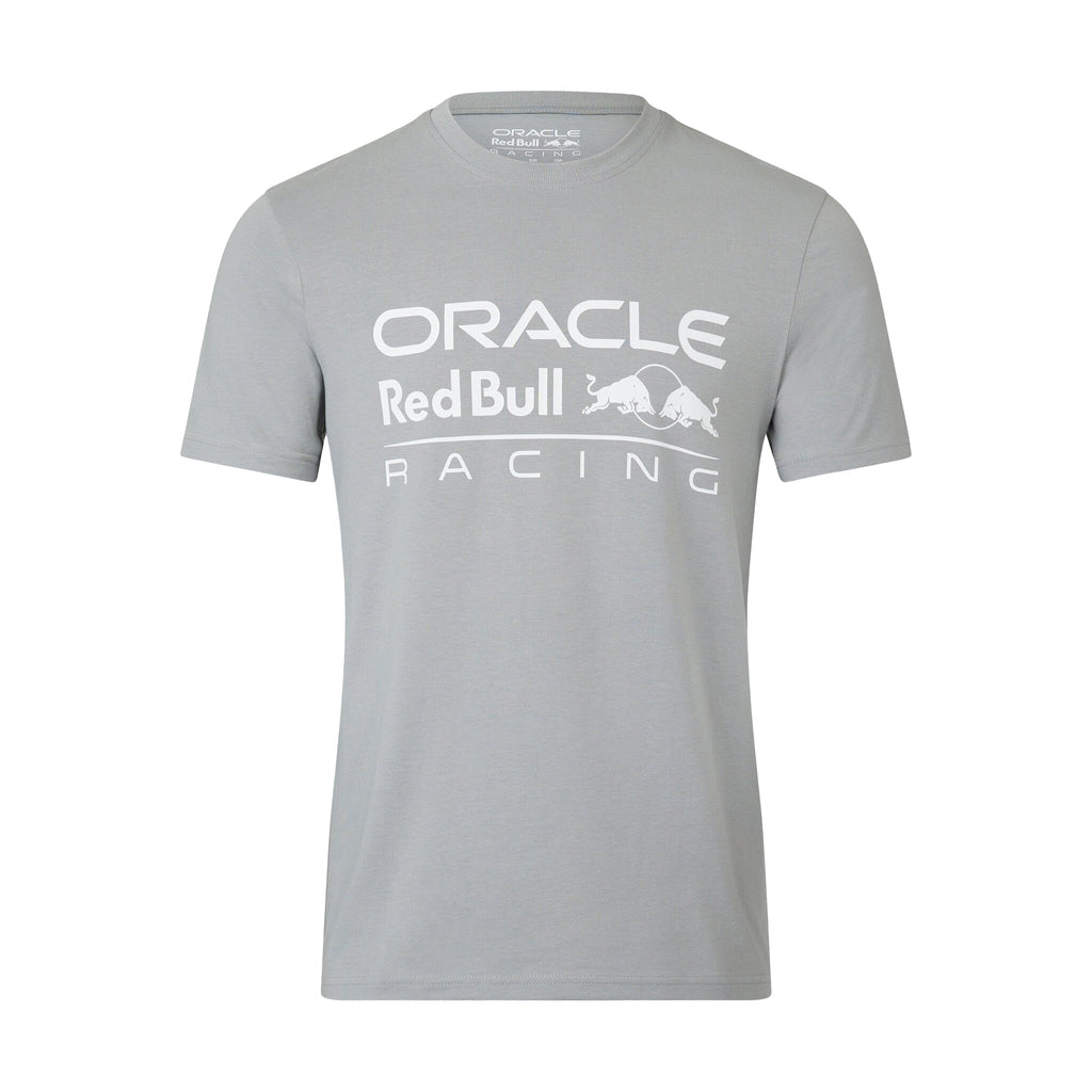 Red Bull Racing F1 Large Front Logo T-Shirt - Flame Scarlet/Grey/Night Sky/White T-shirts Red Bull Racing 