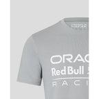 Red Bull Racing F1 Large Front Logo T-shirt - Flame Scarlet/Grey/Night Sky/White T-shirts Light Gray