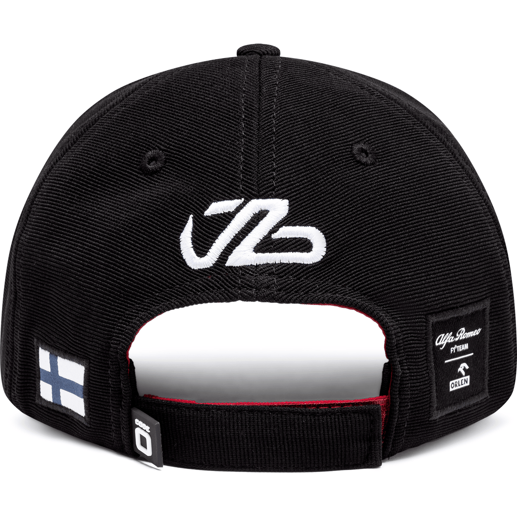 Alfa Romeo Racing F1 2022 Valtteri Bottas #77 Team Hat - Black Hats Black