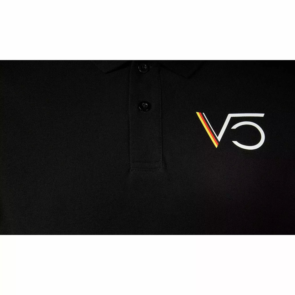 Aston Martin F1 Sebastian Vettel Polo Shirt Polos Black