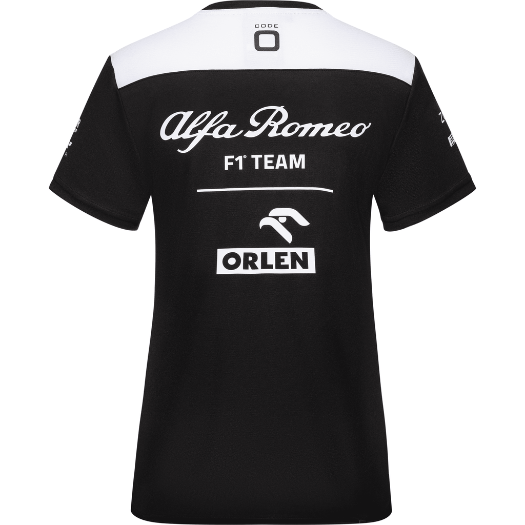 Alfa Romeo Racing F1 2022 Women's Team T-Shirt - Black T-shirts Black
