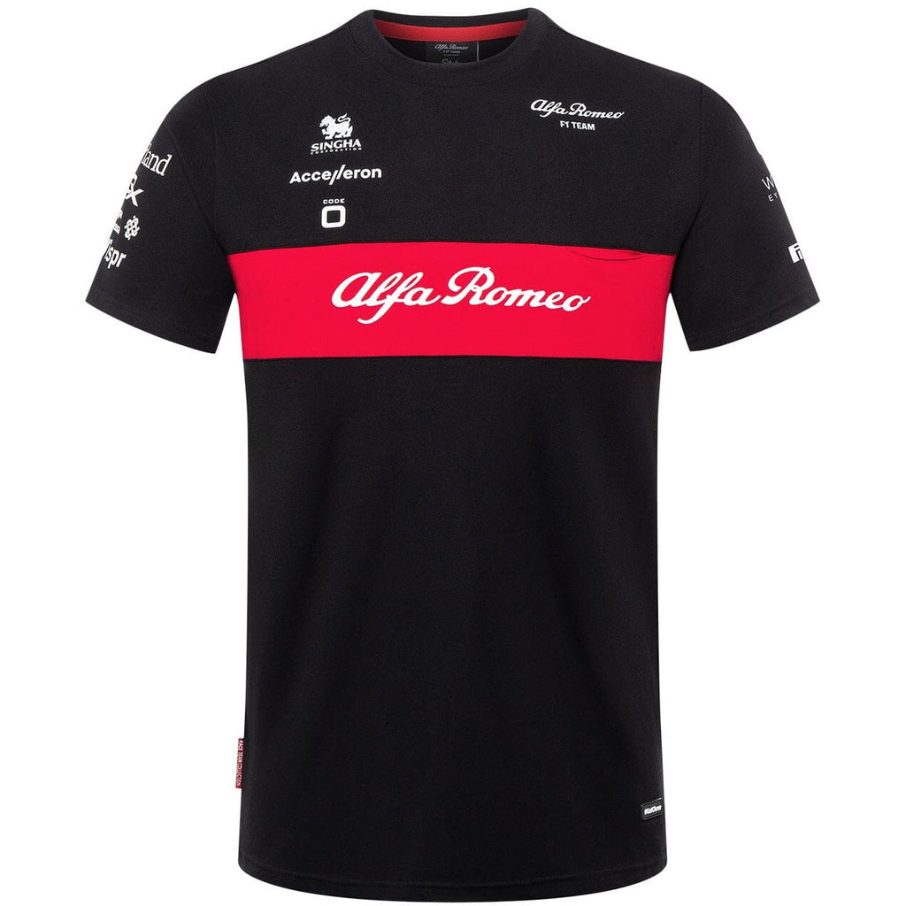 Alfa Romeo Racing F1 2023 Kids Team T-Shirt- Black T-shirts Alfa Romeo 