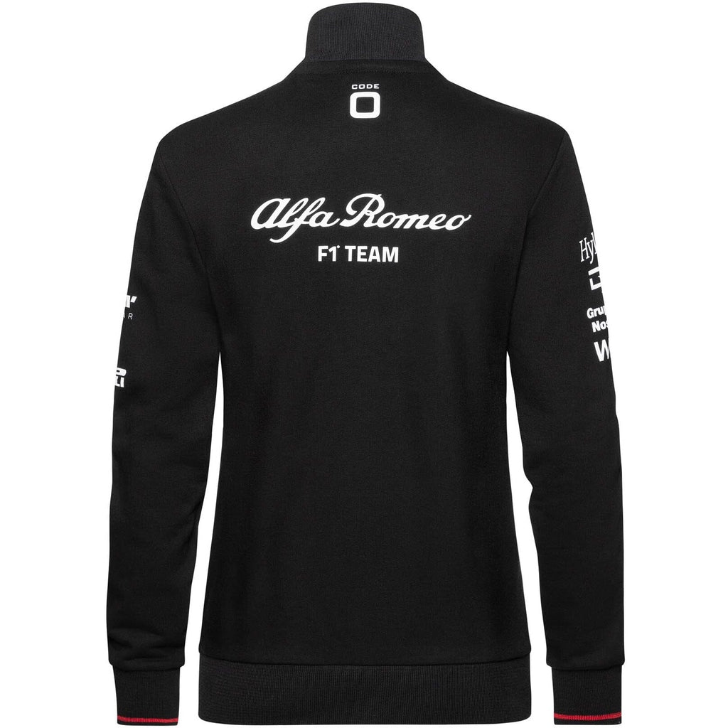 Alfa Romeo Racing F1 2023 Women's Team Full Zip Sweatshirt - Black Sweatshirt Alfa Romeo 