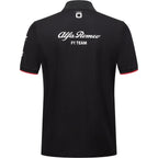 Alfa Romeo Racing F1 2023 Men's Team Polo Shirt - Black Polos Alfa Romeo 