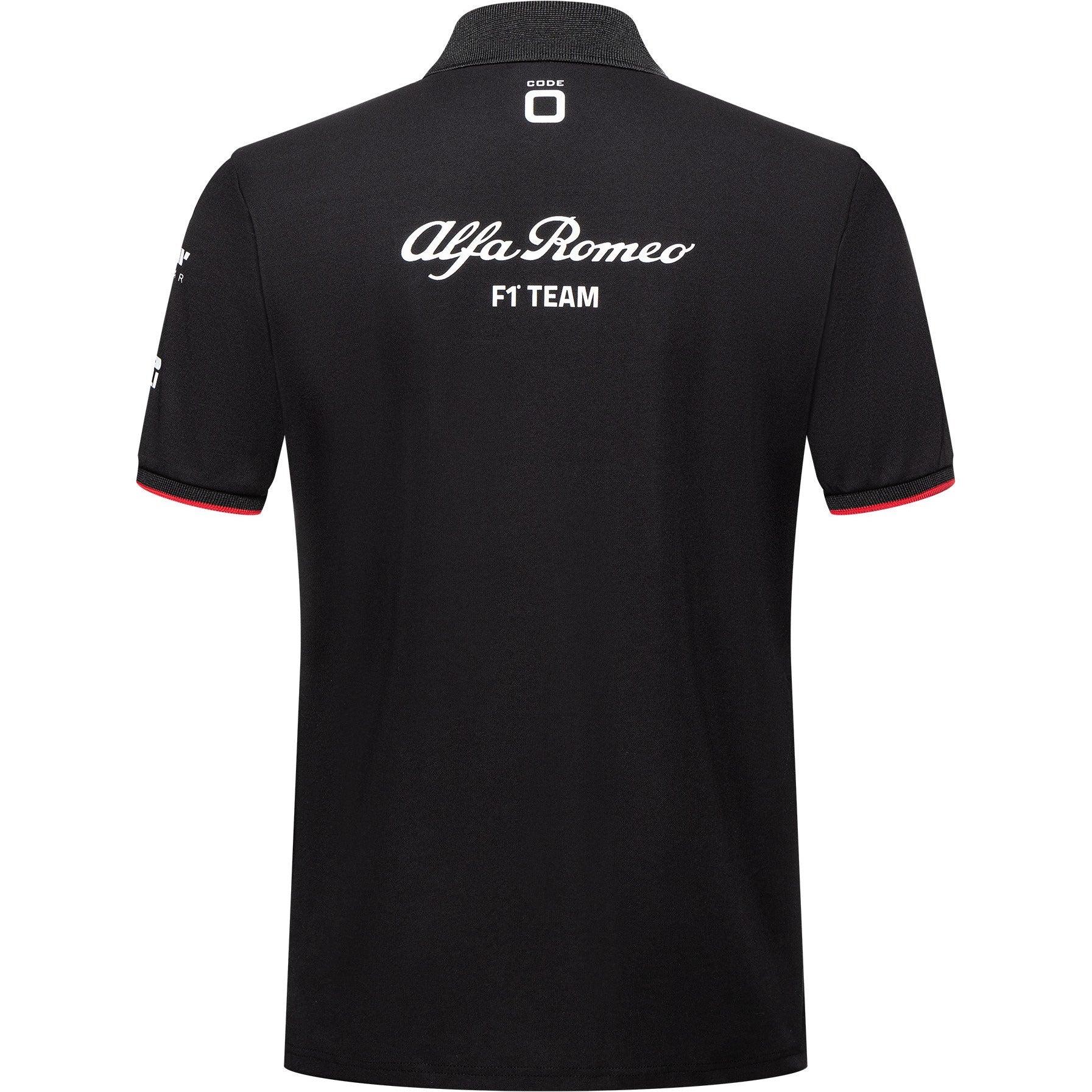 Alfa Romeo Racing F1 2023 Men's Team Polo Shirt - Black Polos Alfa Romeo 