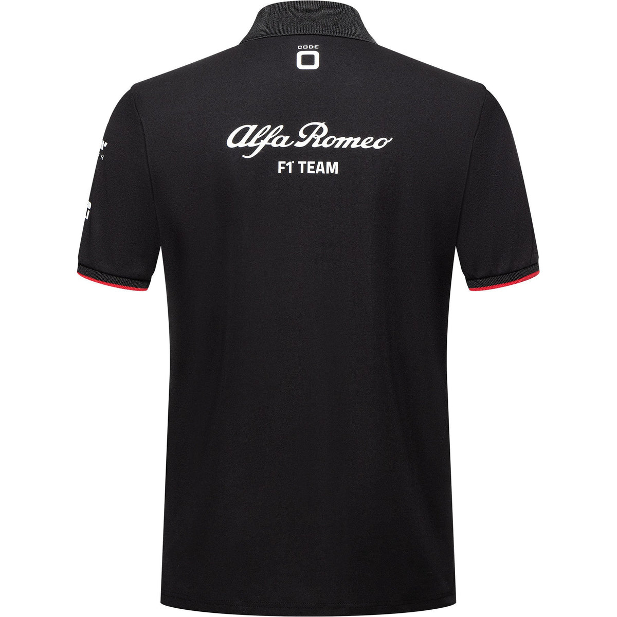Alfa Romeo Racing F1 2023 Men's Team Polo Shirt - Black Polos Alfa Romeo 