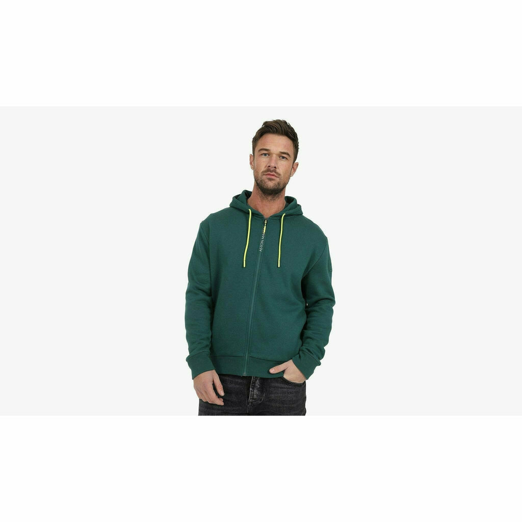 Aston Martin F1 Men's Essential Zip-Up Hoody -Green Hoodies Dark Slate Gray