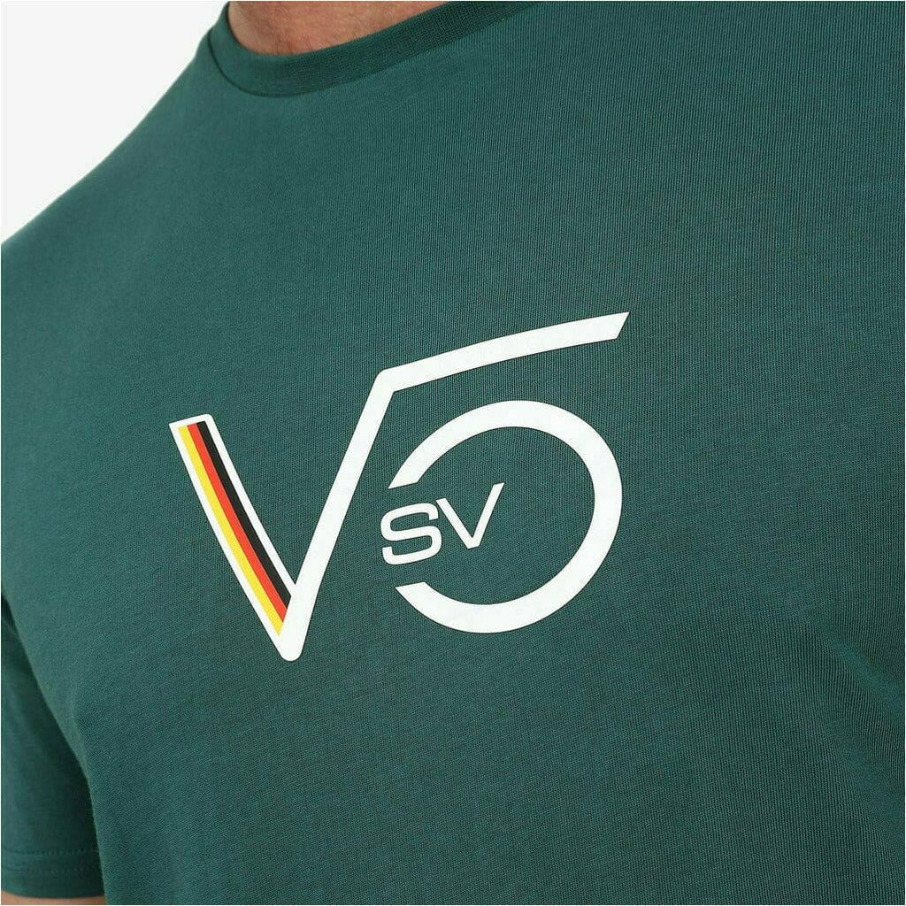 Aston Martin F1 Men's Sebastian Vettel Driver T-Shirt - Green T-shirts Dark Slate Gray