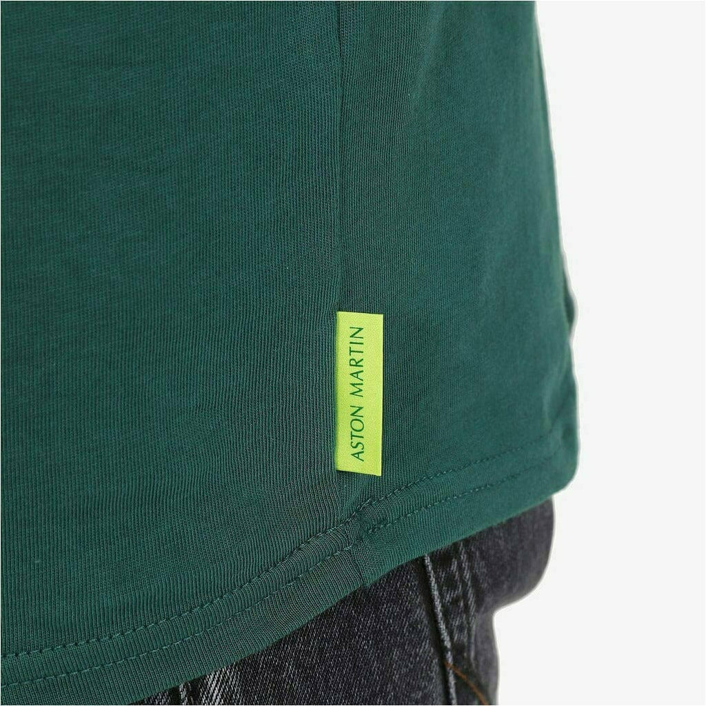 Aston Martin F1 Men's Sebastian Vettel Driver T-Shirt - Green T-shirts Dark Slate Gray