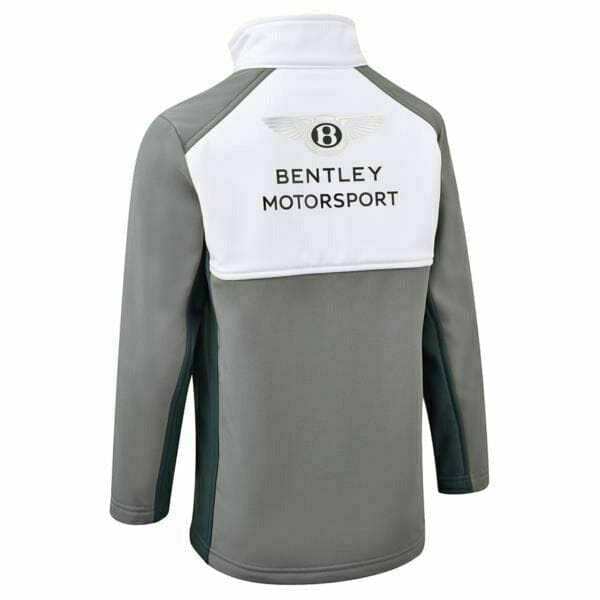 Bentley Motorsports Kids Team Softshell Jacket- Youth Gray Jackets Dim Gray