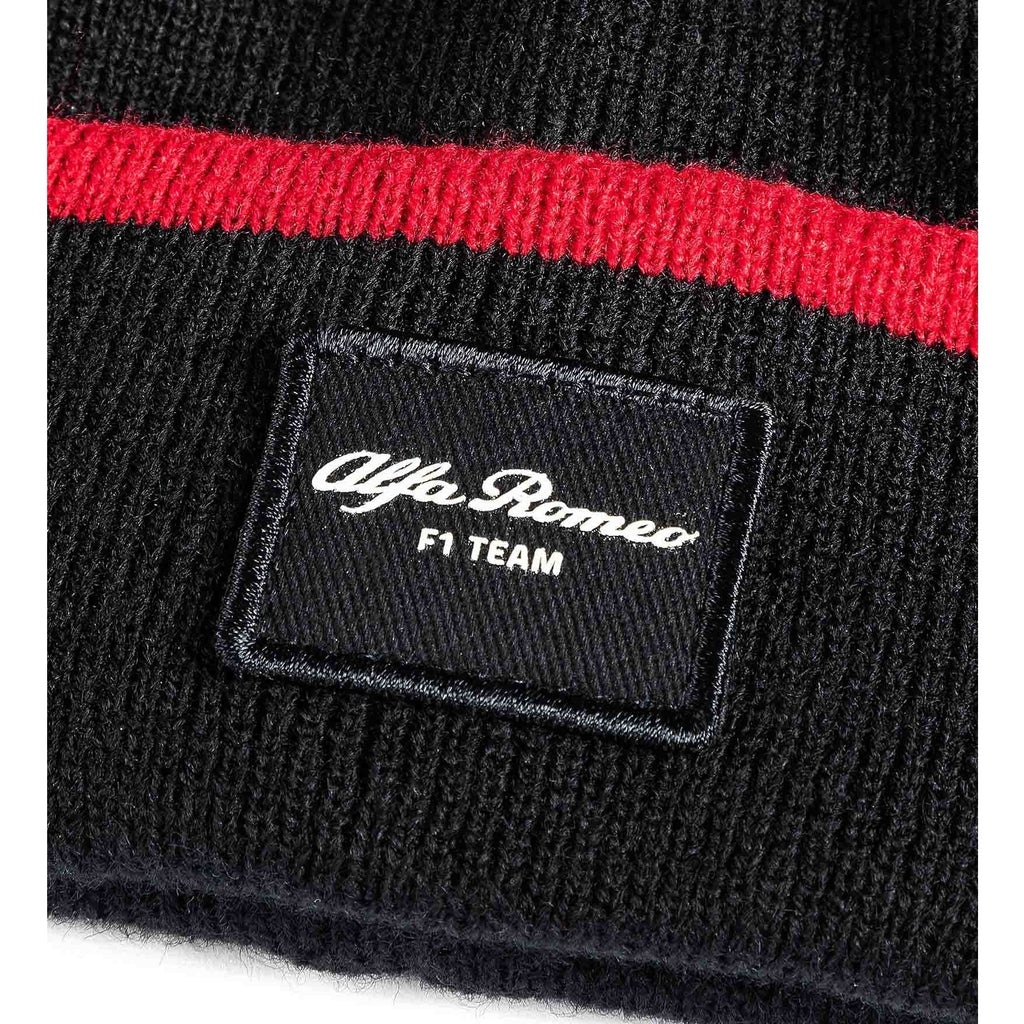 Alfa Romeo Racing F1 2023 Team Beanie - Black Hats Black