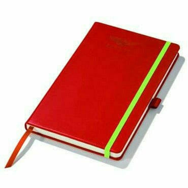Bentley Motorsports Notebook  - White/Red/Blue Office Firebrick