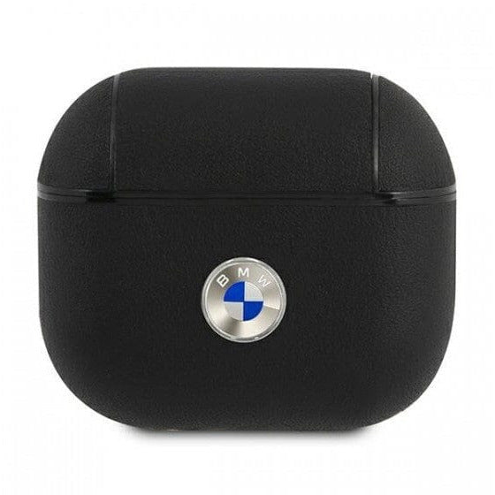 BMW Motorsports AirPods 3 Leather Signature Metal Logo Phone Cases Dark Slate Gray