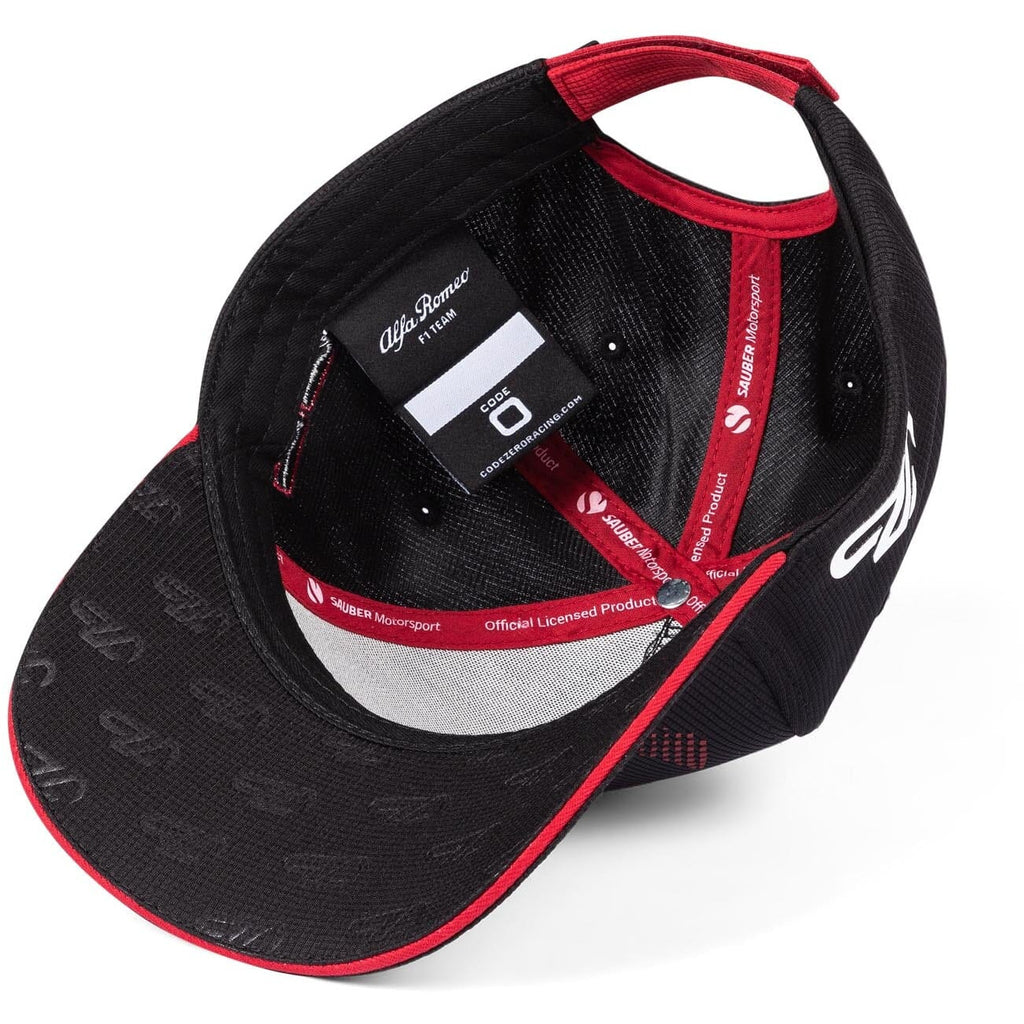 Alfa Romeo Racing F1 2023 Valtteri Bottas #77 Team Hat - Black Hats Alfa Romeo 