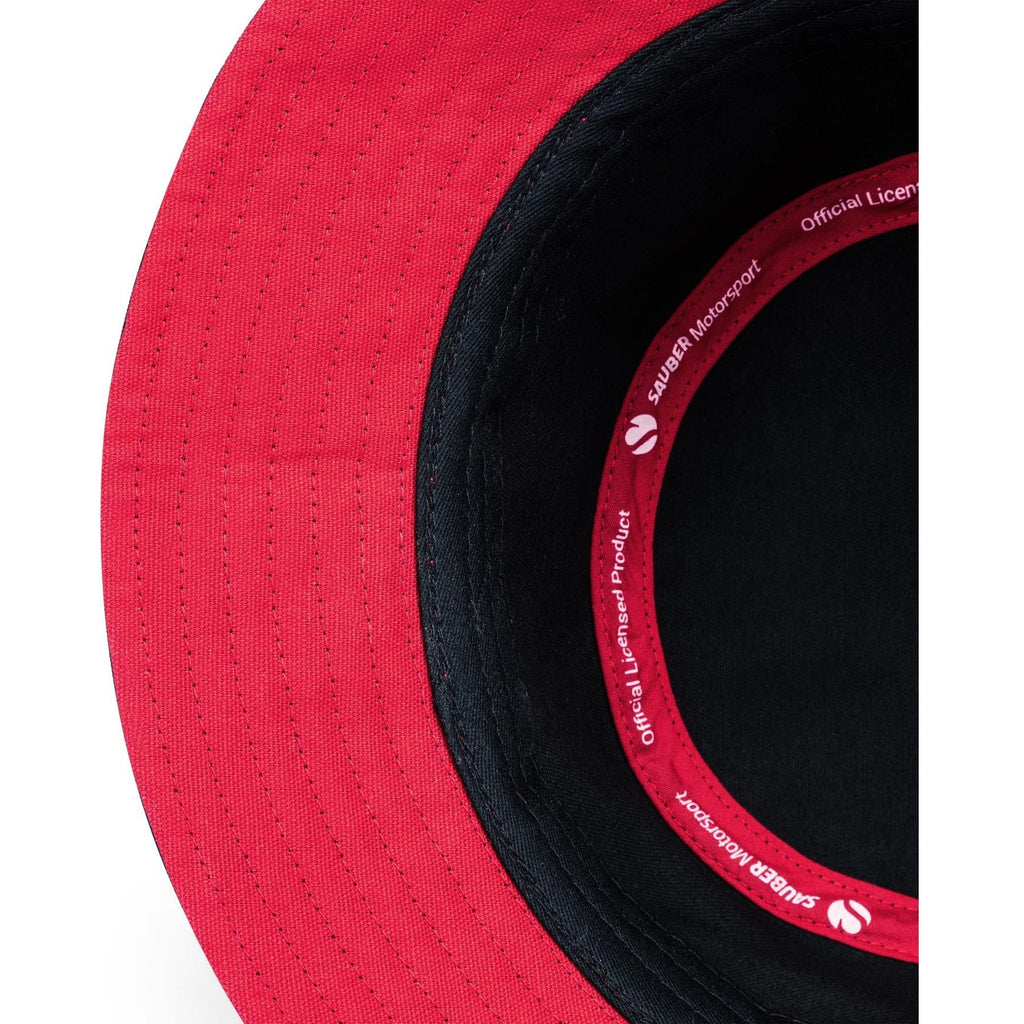 Alfa Romeo Racing F1 2023 Team Bucket Hat- Black Hats Maroon