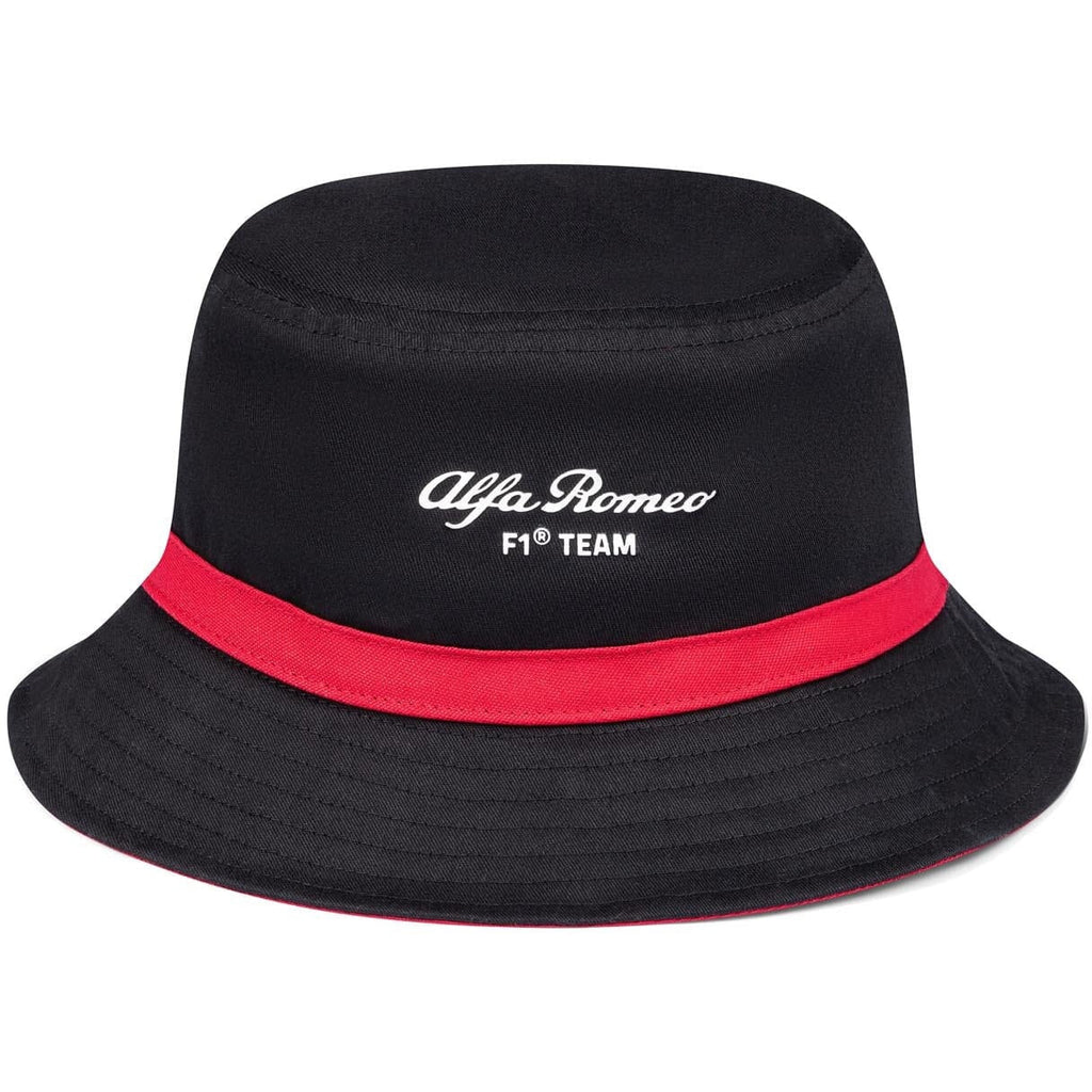 Alfa Romeo Racing F1 2023 Team Bucket Hat- Black Hats Dark Slate Gray