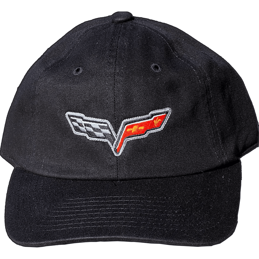 Corvette C6 Logo Baseball Hat Hats Black