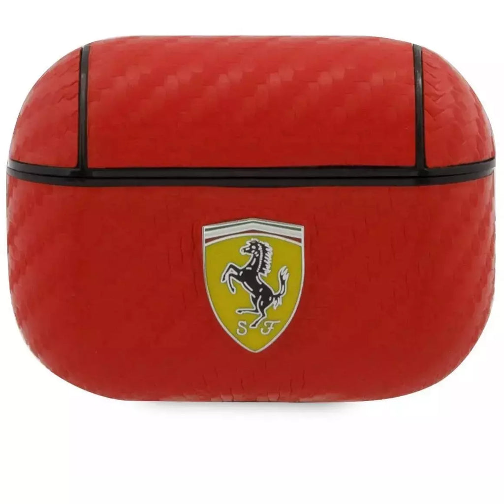 Scuderia Ferrari Airpods 3 Case Cover w/Carbon Design Phone Cases Brown