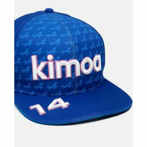 Alpine Racing F1 2022 Kimoa Team Fernando Alonso Blue Hat - Baseball/Flatbrim Hats Dark Slate Blue