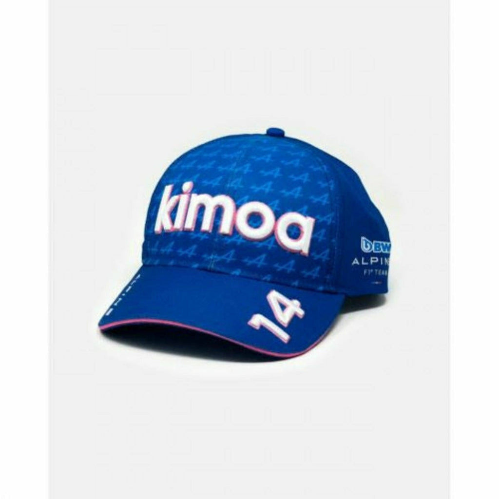 Alpine Racing F1 2022 Kimoa Team Fernando Alonso Blue Hat - Baseball/Flatbrim Hats Midnight Blue