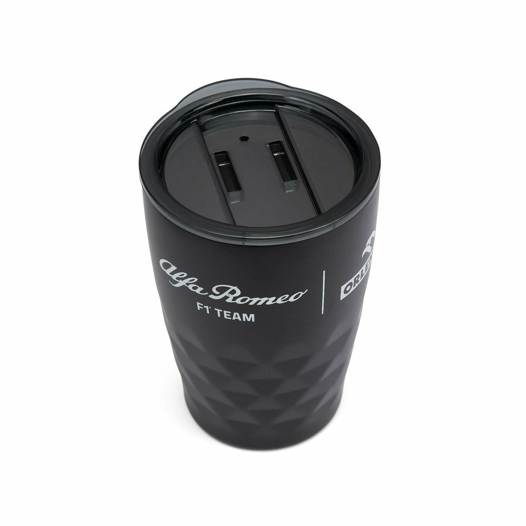 Alfa Romeo Racing F1 Coffee Travel Mug- Black Drinkware Dark Slate Gray
