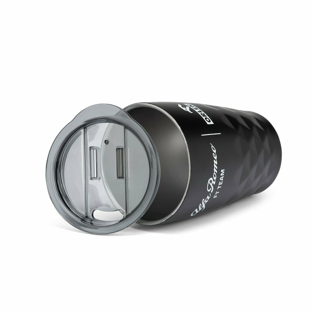 Alfa Romeo Racing F1 Coffee Travel Mug- Black Drinkware Dark Slate Gray