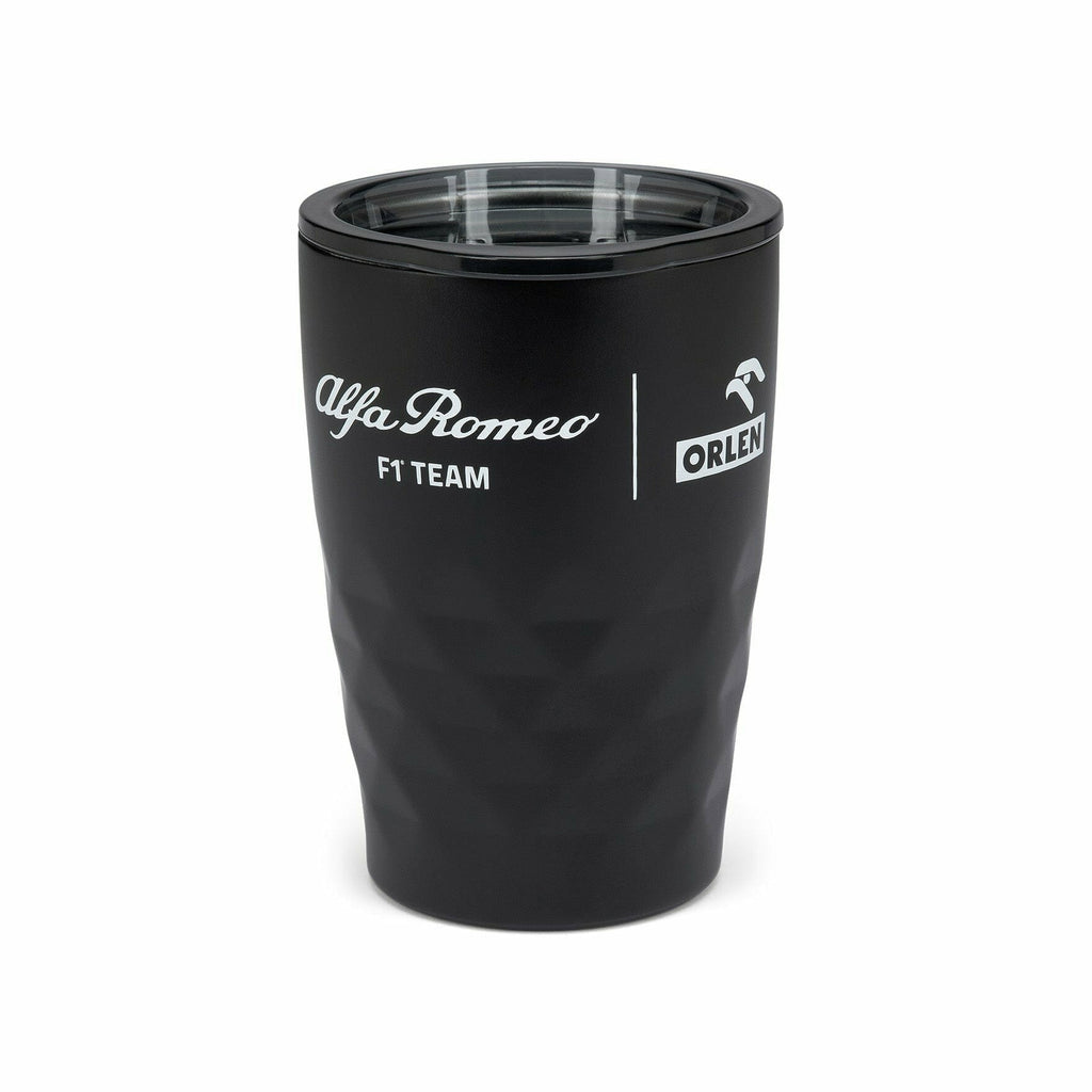 Alfa Romeo Racing F1 Coffee Travel Mug- Black Drinkware Dark Slate Gray