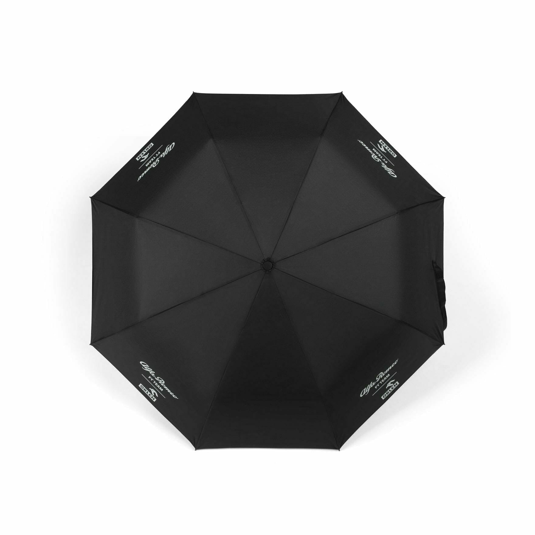 Alfa Romeo Racing F1 Compact Umbrella - Black Umbrellas Dark Slate Gray