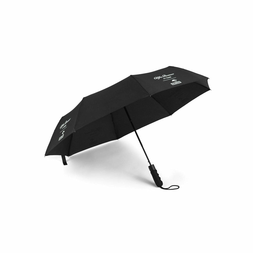 Alfa Romeo Racing F1 Compact Umbrella - Black Umbrellas Dark Slate Gray