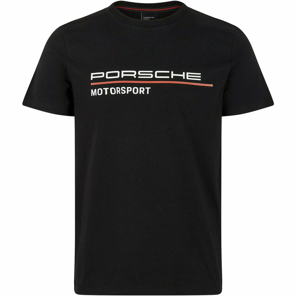 Porsche Motorsport Men's Black T-Shirt T-shirts Black