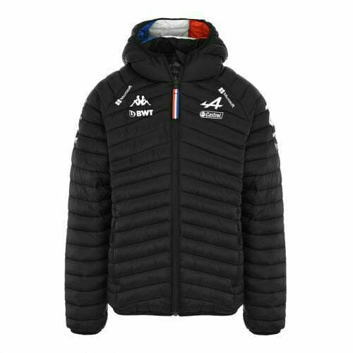Alpine Racing F1 2022 Men's Team Down Jacket - Black Jackets Dark Slate Gray