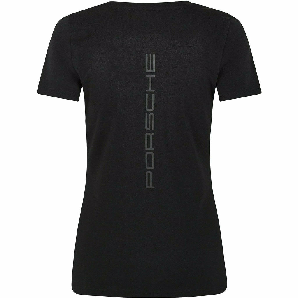 Porsche Motorsport Women's Black T-Shirt T-shirts Black