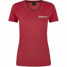 Porsche Motorsport Women's Red T-Shirt T-shirts Brown