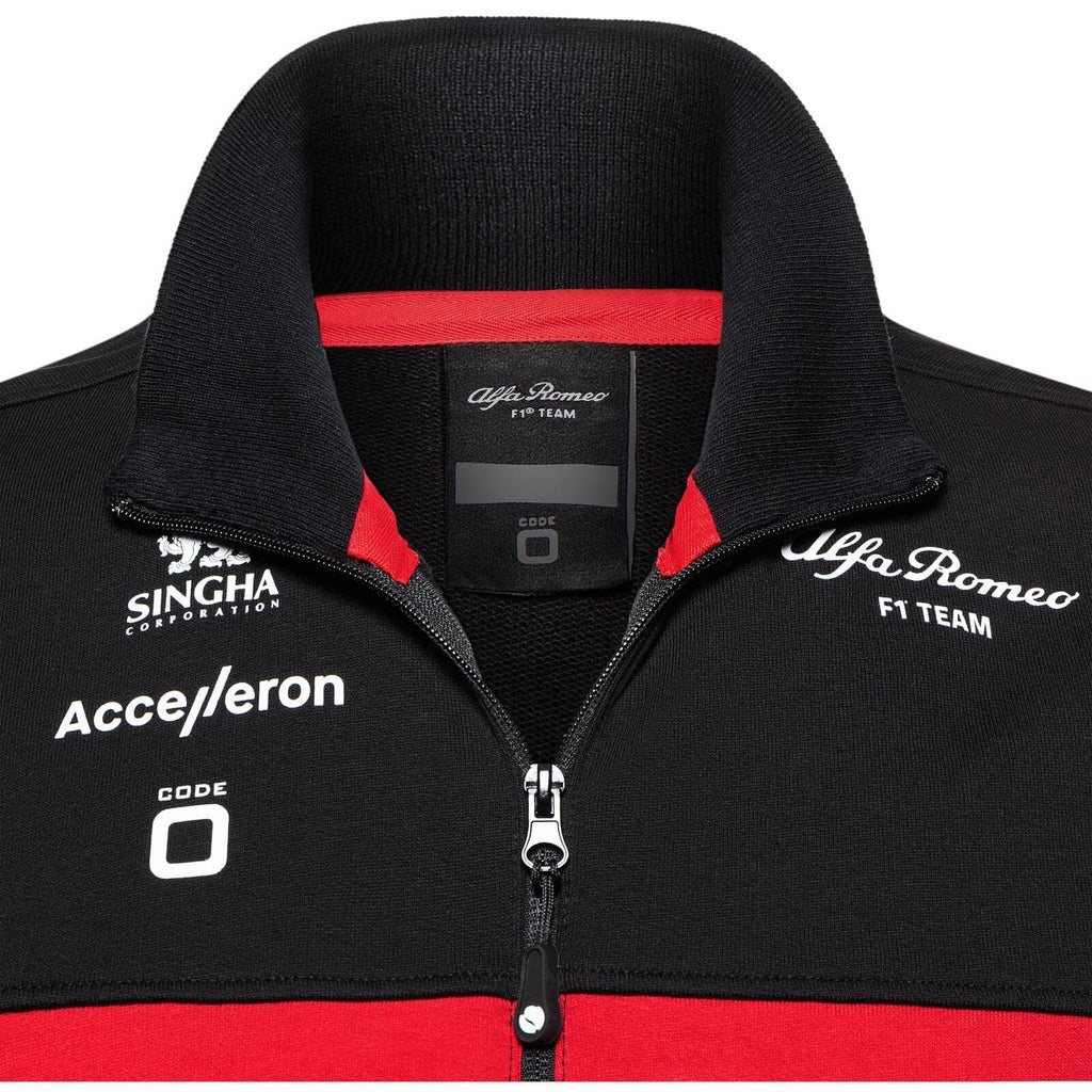 Alfa Romeo Racing F1 2023 Women's Team Full Zip Sweatshirt - Black Sweatshirt Alfa Romeo 