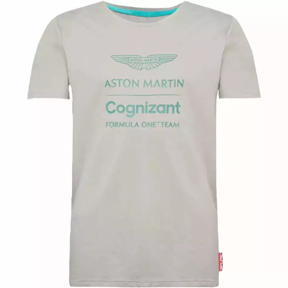 Aston Martin Cognizant F1 Men's Lifestyle T-Shirt T-shirts Gray