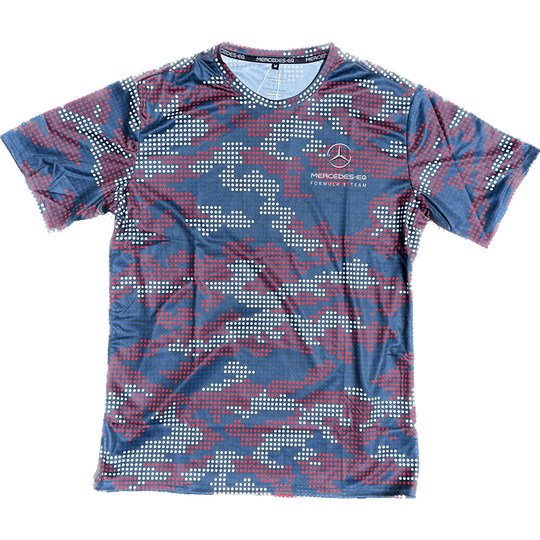 Mercedes Benz EQ Formula E S8 Men's Special Edition UK London GP T-Shirt - Camo T-shirts Dim Gray