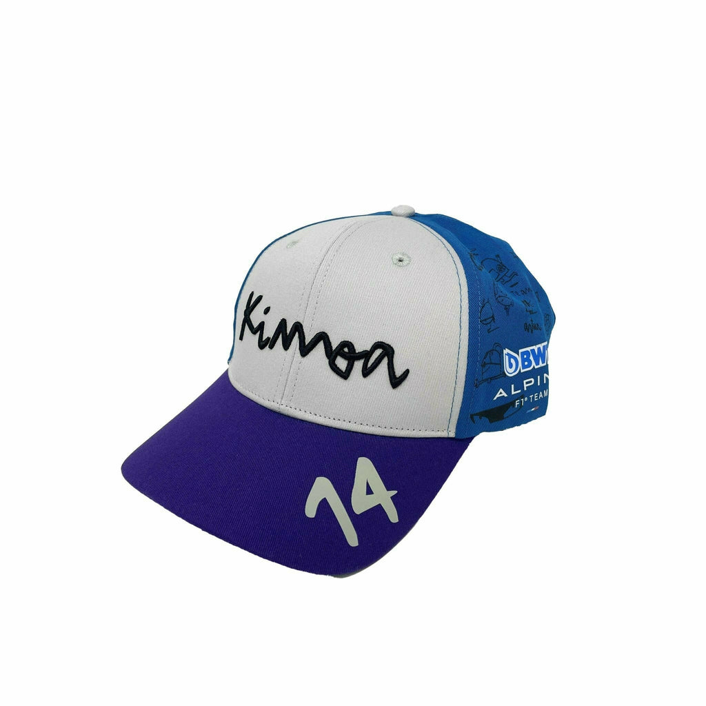 Alpine Racing F1 2022 Kimoa Team Fernando Alonso Japan GP Hat - Purple Hats Midnight Blue