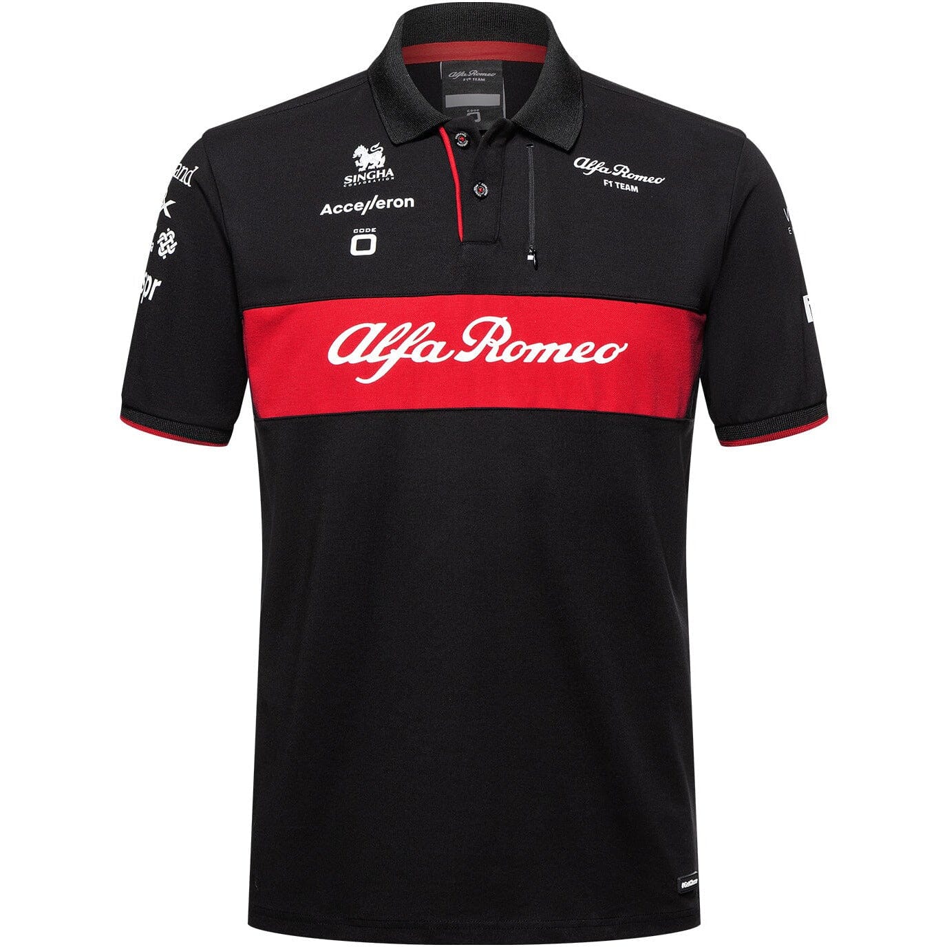 Alfa Romeo Racing F1 Kids Team Polo Shirt- Black – CMC Motorsports®