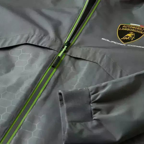 Automobili Lamborghini Squadra Corse Men's Lightweight Travel Jacket Jackets Dim Gray
