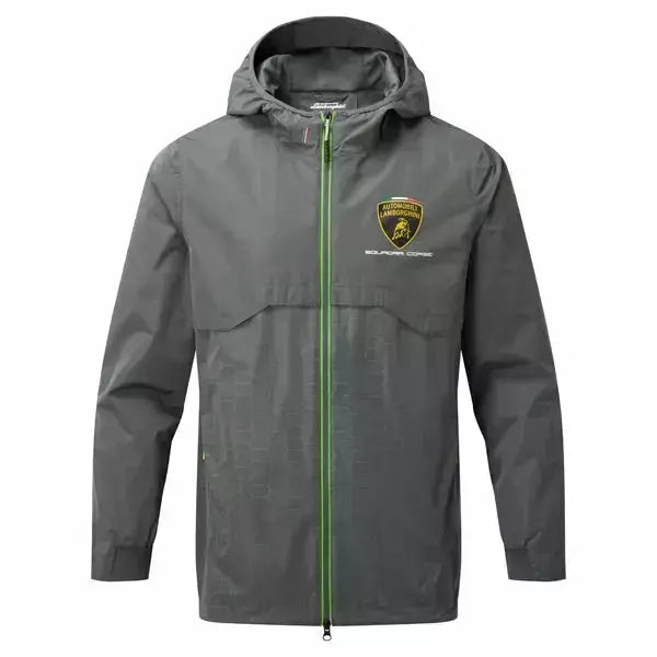 Automobili Lamborghini Squadra Corse Men's Lightweight Travel Jacket Jackets Dim Gray