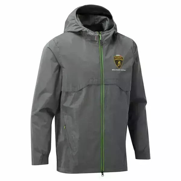 Automobili Lamborghini Squadra Corse Men's Lightweight Travel Jacket Jackets Dark Slate Gray