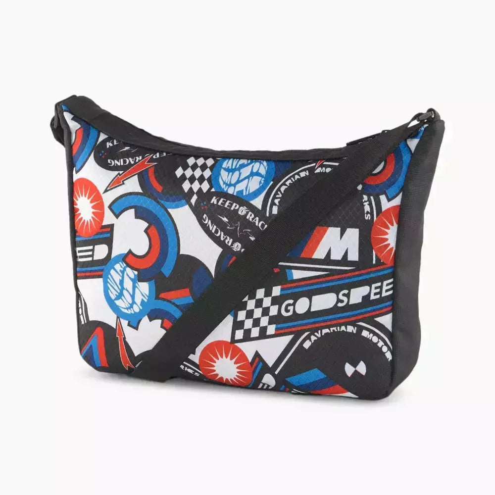 BMW "M" Motorsport Puma Statement Small Messenger Bag Bags White Smoke