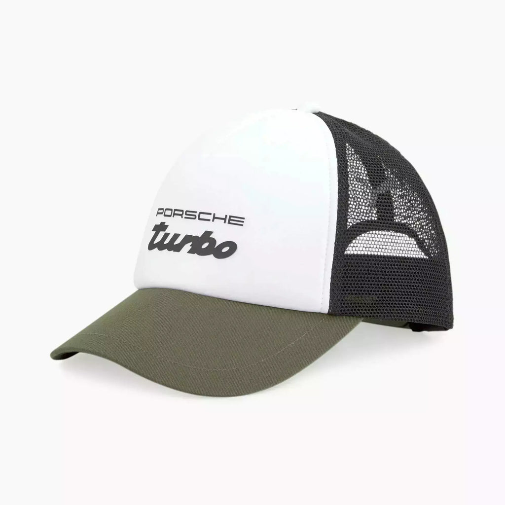 Porsche Motorsports Legacy Trucker Hat Hats Ghost White