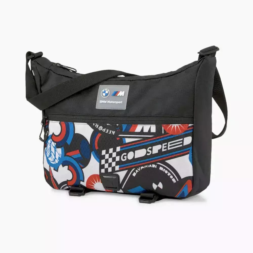 BMW "M" Motorsport Puma Statement Small Messenger Bag Bags White Smoke