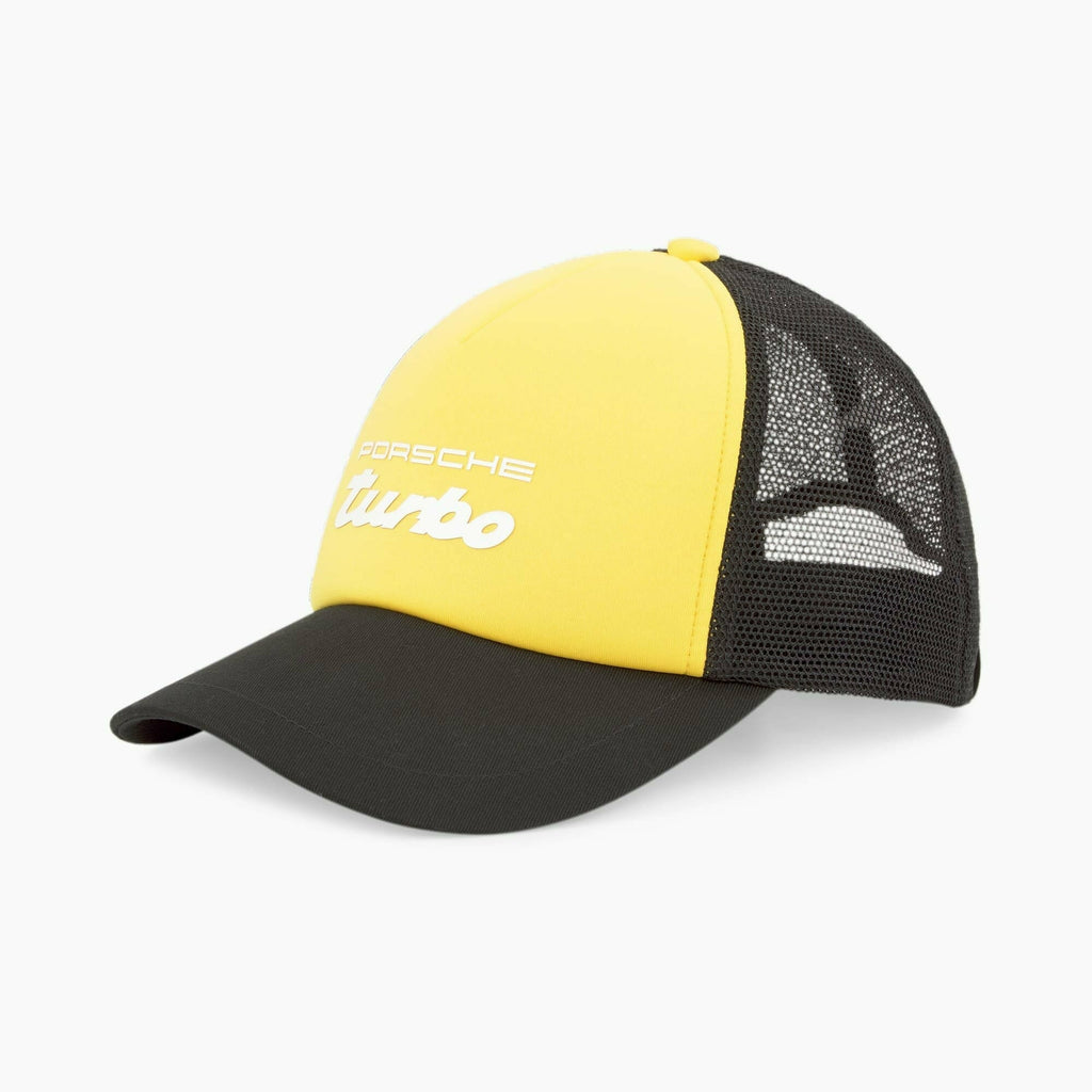 Porsche Motorsports Legacy Trucker Hat Hats Floral White