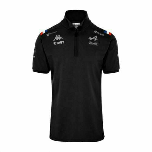 Alpine Racing F1 2022 Women's Team Polo Shirt - Black/Blue Polos Black
