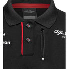 Alfa Romeo Racing F1 2023 Men's Team Polo Shirt - Black Polos Alfa Romeo 