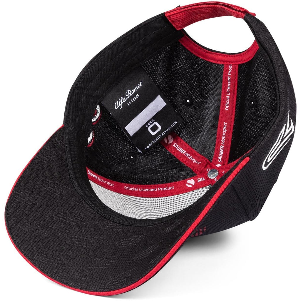 Alfa Romeo Racing F1 2023 Theo Pourchaire #98 Team Hat - Black Hats Alfa Romeo 